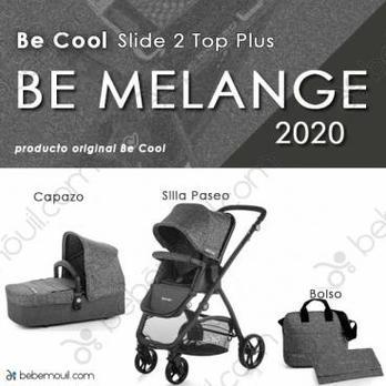 Cochecito de bebé Be Cool Slide 2 Top Plus Duo Be Melange