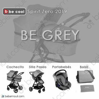 Cochecito de bebé Be Cool Spirit Zero Trio Be Grey