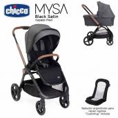 Chicco Mysa Black Satin Flexi dúo 2 piezas