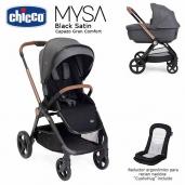 Chicco Mysa Black Satin Gran Comfort dúo 2 piezas