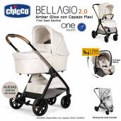 Chicco Bellagio 2 Amber Glow First Seat Recline trío 3 piezas