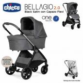 Chicco Bellagio 2 Black Satin Flexi dúo 2 piezas