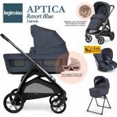 Inglesina Aptica Resort Blue Darwin trío 3 piezas