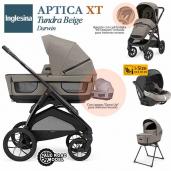 Inglesina Aptica XT Tundra Beige Darwin trío 3 piezas