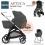 Inglesina Aptica Marble Grey (dúo 2 piezas).