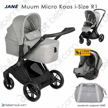 Jané Muum Micro Koos i-Size R1 Trío 3 piezas