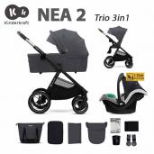 Kinderkraft Nea 2 Deep Grey trío 3 piezas