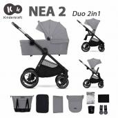 Kinderkraft Nea 2 Platinium Grey dúo 2 piezas