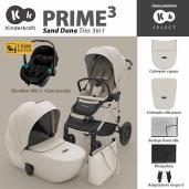 Kinderkraft Prime 3 Sand Dune trío 3 piezas