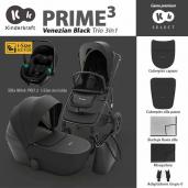 Kinderkraft Prime 3 Venezian Black trío 3 piezas