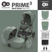 Kinderkraft Prime 3 Dark Green dúo 2 piezas