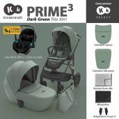Kinderkraft Prime 3 Dark Green trío 3 piezas
