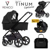 Venicci Tinum Upline trío 3 piezas All Black i-Size Engo