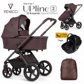 Venicci Upline 2 SE Burgundy Special Edition trío 3 piezas