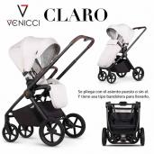 Venicci Claro Carrito de bebé dúo 2 piezas