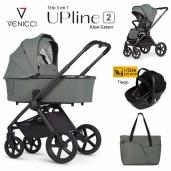 Venicci Upline 2 Aloe Tiago i-Size trío 3 piezas